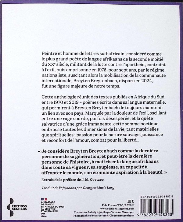 Quatrième de couverture de « Capturer le vent »