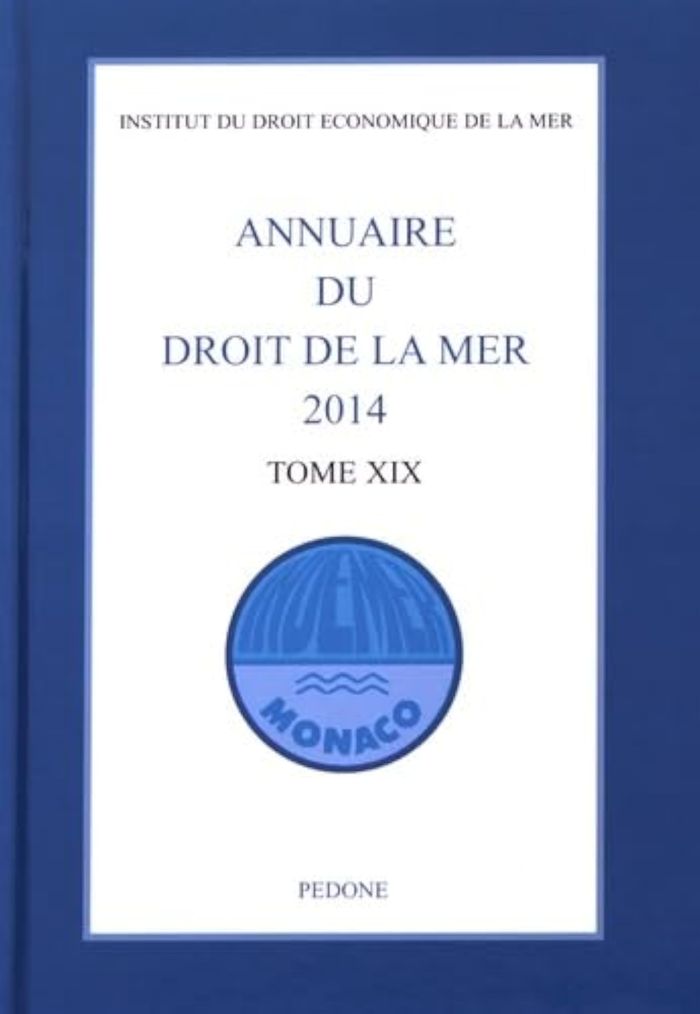 Couverture du livre « ANNUAIRE DU DROIT DE LA MER 2014 » de Indemer, librairie Les Contes Infusés à Corte
