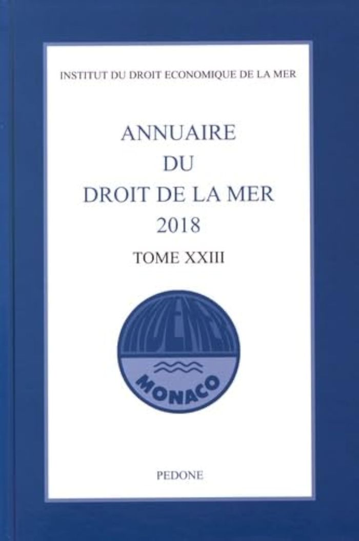 Couverture du livre « ANNUAIRE DU DROIT DE LA MER TOME 23 2018 » de Indemer, librairie Les Contes Infusés à Corte