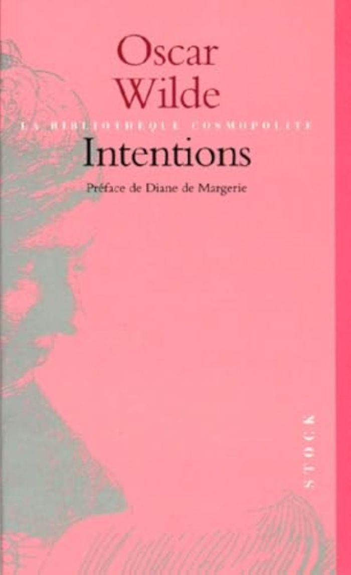 Couverture du livre « INTENTIONS » de Oscar Wilde, librairie Les Contes Infusés à Corte