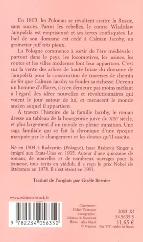 Quatrième de couverture de « LE MANOIR »