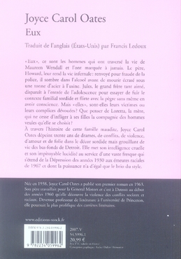 Quatrième de couverture de « Eux : roman »