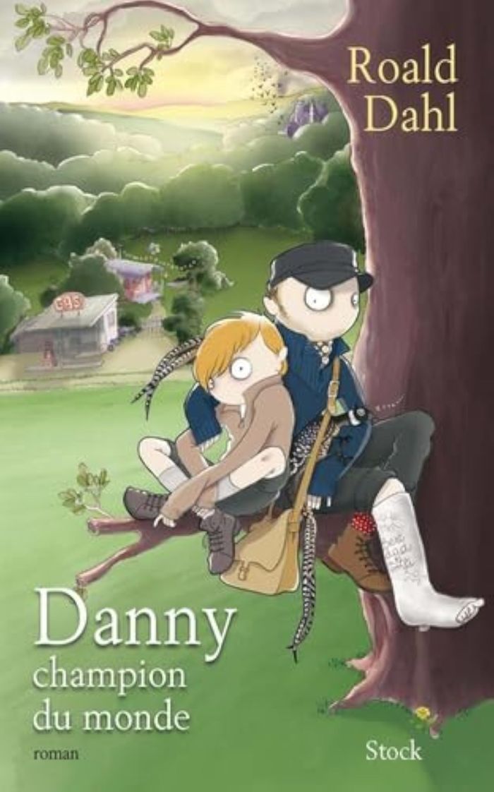 Couverture du livre « Danny, champion du monde » de Roald Dahl, librairie Les Contes Infusés à Corte