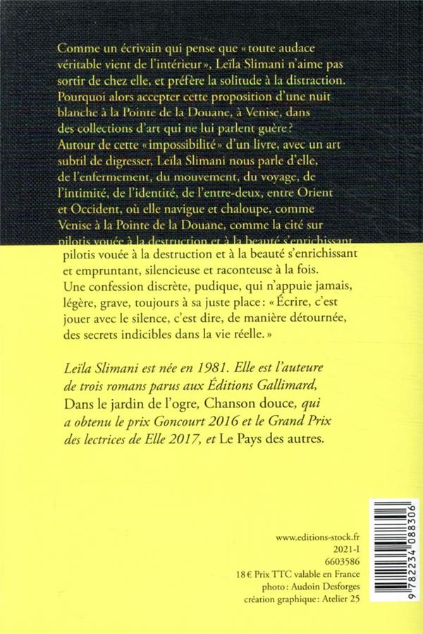 Quatrième de couverture de « Le parfum des fleurs la nuit »