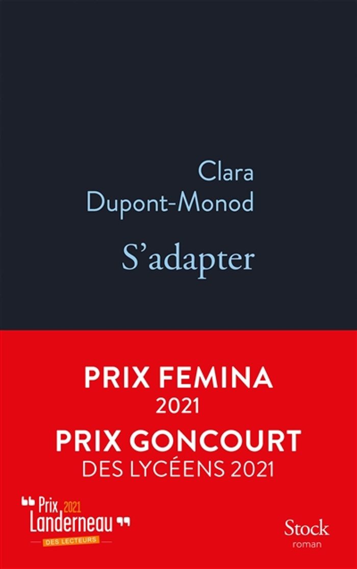 Couverture du livre « S'adapter : roman » de Clara Dupont-Monod, librairie Les Contes Infusés à Corte