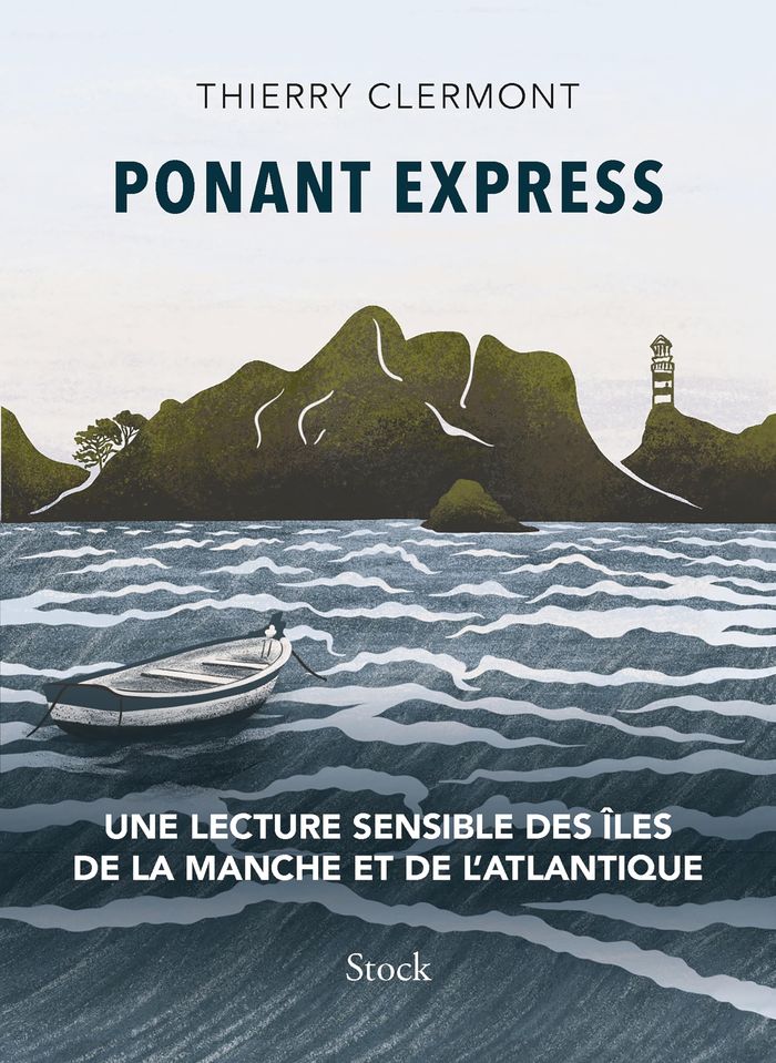 Couverture du livre « Ponant Express : Une lecture sensible des îles de la Manche et de l'Atlantique » de Thierry Clermont, librairie Les Contes Infusés à Corte