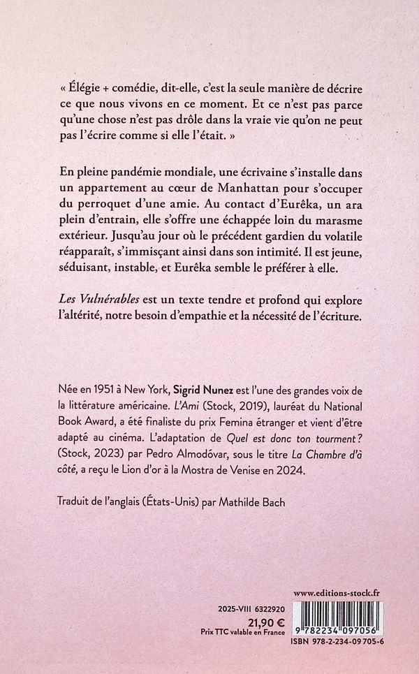 Quatrième de couverture de « Les vulnérables : roman »