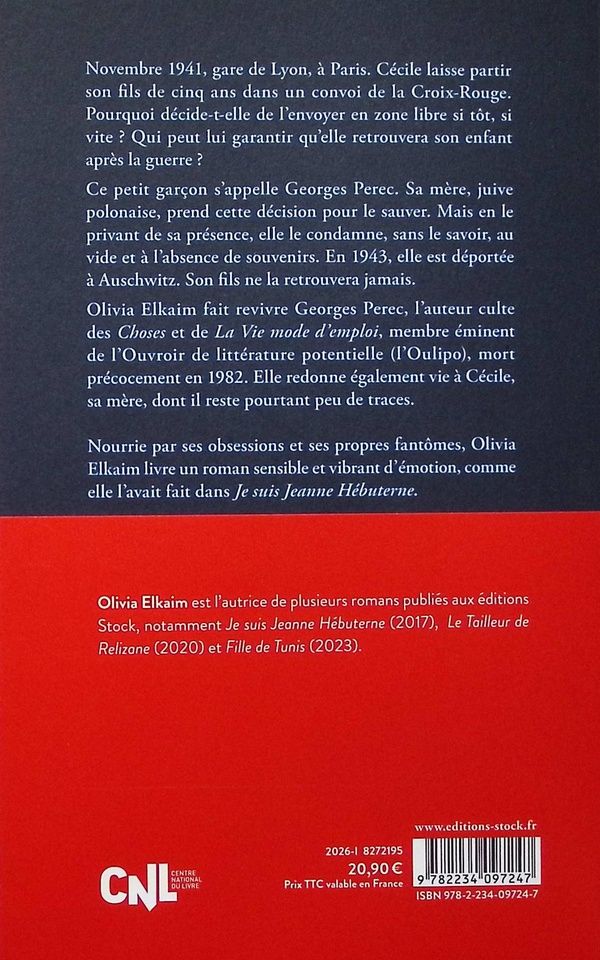 Quatrième de couverture de « La disparition des choses : roman »