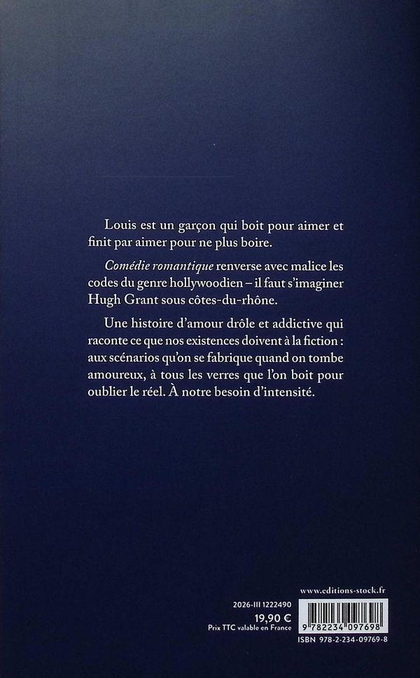 Quatrième de couverture de « Comédie romantique »
