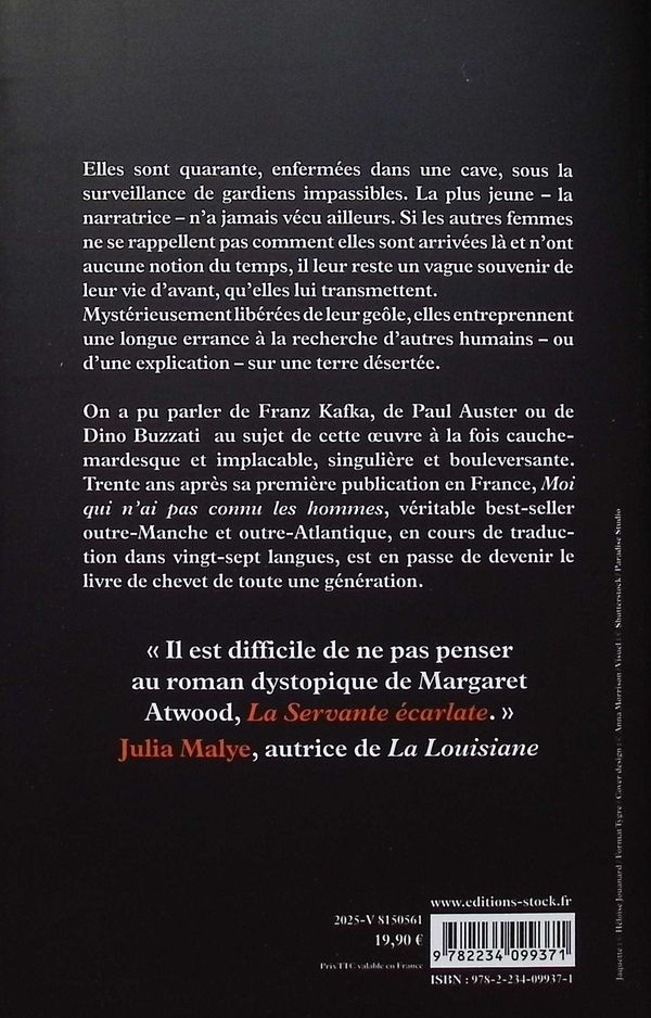 Quatrième de couverture de « MOI QUI N'AI PAS CONNU LES HOMMES - NOUVELLE EDITION »