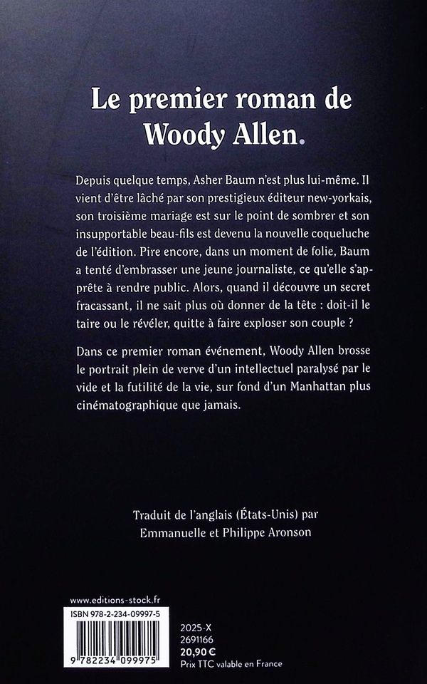 Quatrième de couverture de « Quelle mouche a piqué Baum ? : roman »