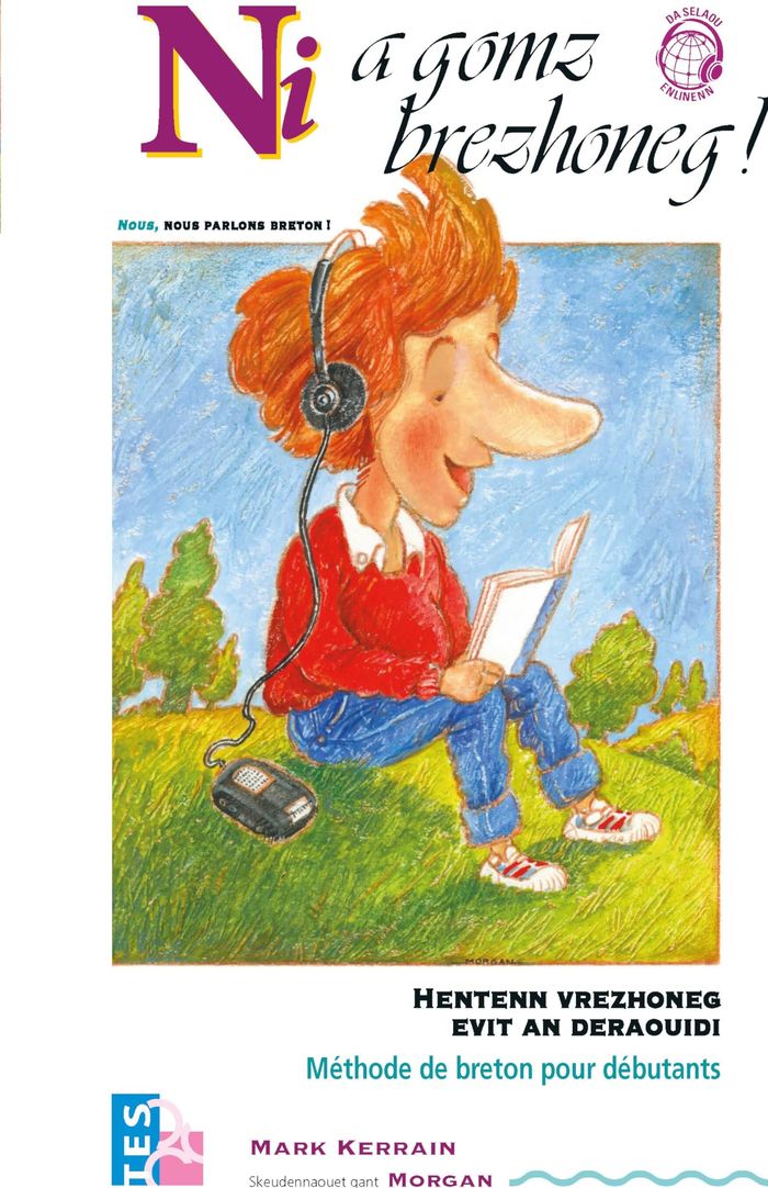 Couverture du livre « Ni a gomz brezhonneg ! : hentenn vrezhoneg evit an deraouidi », librairie Les Contes Infusés à Corte