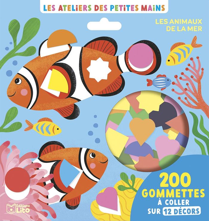 Couverture du livre « AT PETITES MAINS ANIMAUX MER » de Xxx, librairie Les Contes Infusés à Corte