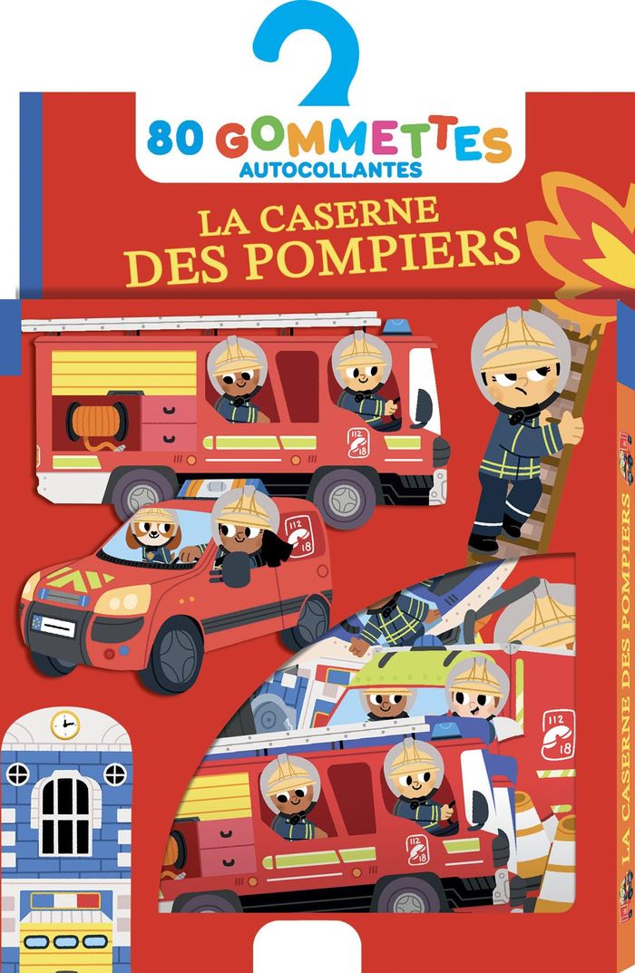 Couverture du livre « GOMMETTES LA CASERNE DES POMPI » de Xxx, librairie Les Contes Infusés à Corte