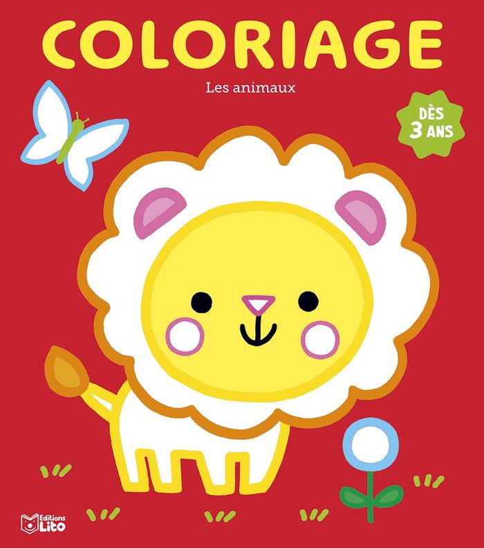 Couverture du livre « MES COLORIAGES LES ANIMAUX » de Xxx, librairie Les Contes Infusés à Corte