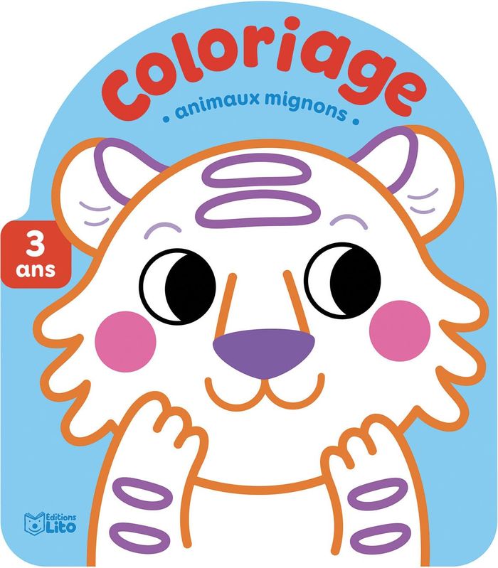 Couverture du livre « COLOR MIGNON LES ANIMAUX » de Xxx, librairie Les Contes Infusés à Corte