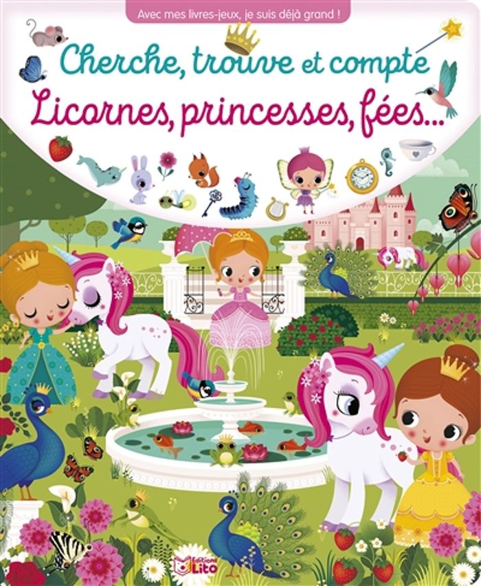 Couverture du livre « Licornes, princesses, fées », librairie Les Contes Infusés à Corte