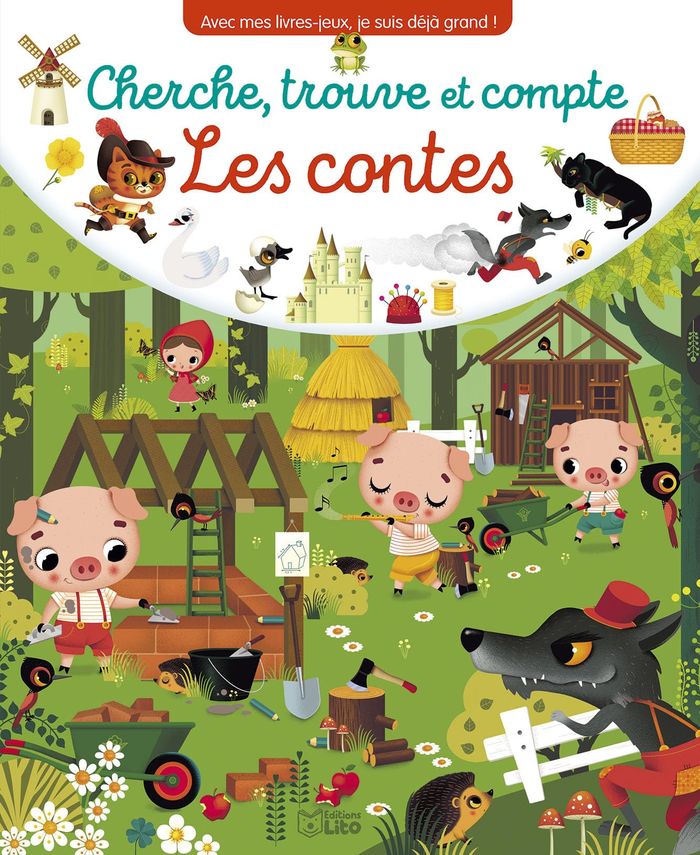 Couverture du livre « CHERCH TROUV COMPT LES CONTES » de Xxx, librairie Les Contes Infusés à Corte