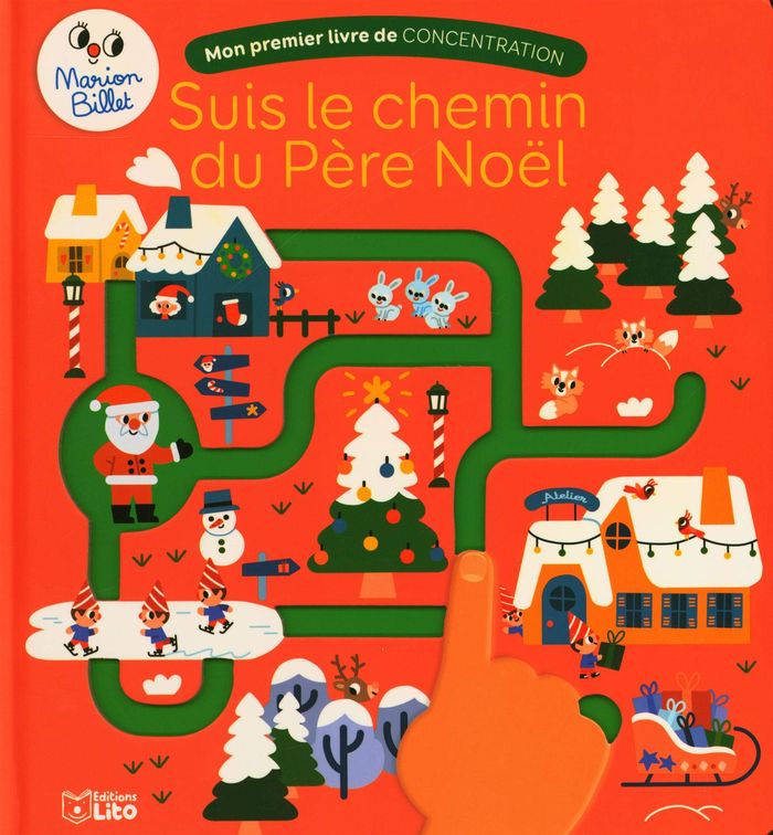 Couverture du livre « Suis le chemin du Père Noël » de Marion Billet, librairie Les Contes Infusés à Corte