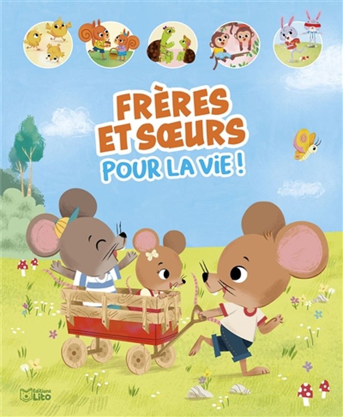 Couverture du livre « Frères et soeurs pour la vie ! » de Rozenn Follio-Vrel, librairie Les Contes Infusés à Corte