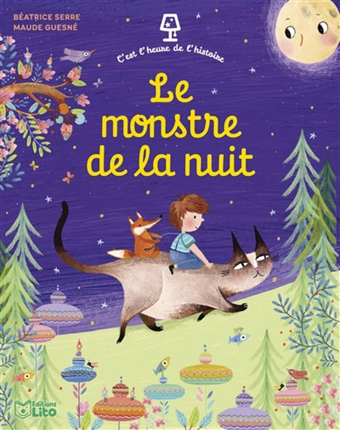 Couverture du livre « Le monstre de la nuit » de Béatrice Serre, librairie Les Contes Infusés à Corte