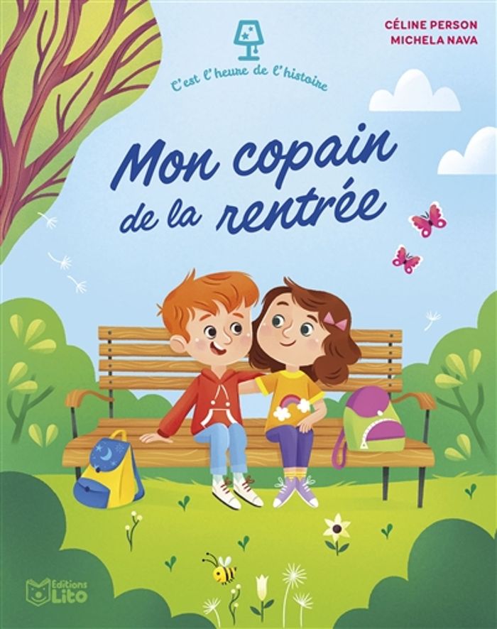 Couverture du livre « Mon copain de la rentrée » de Céline Person, librairie Les Contes Infusés à Corte