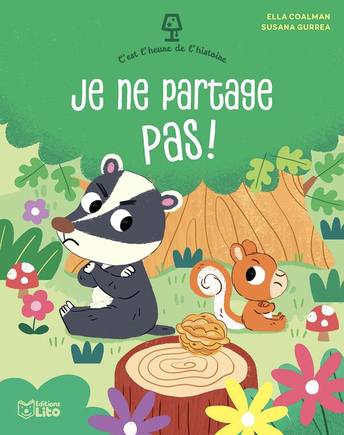 Couverture du livre « JE NE PARTAGE PAS ! » de Xxx, librairie Les Contes Infusés à Corte