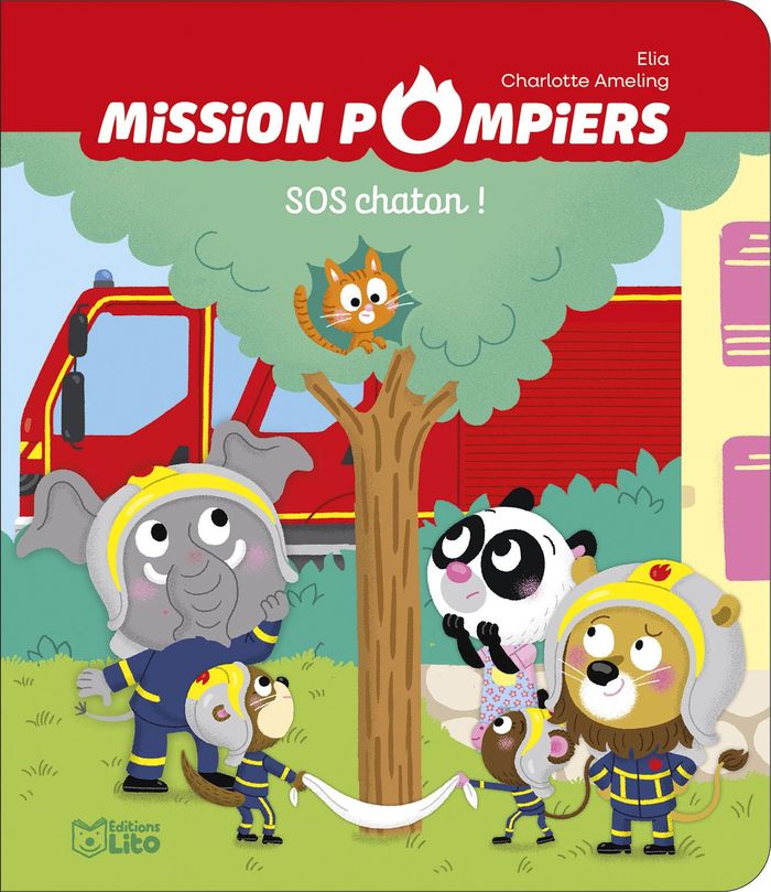 Couverture du livre « MISSION POMPIERS SAUVONS LE CH » de Xxx, librairie Les Contes Infusés à Corte