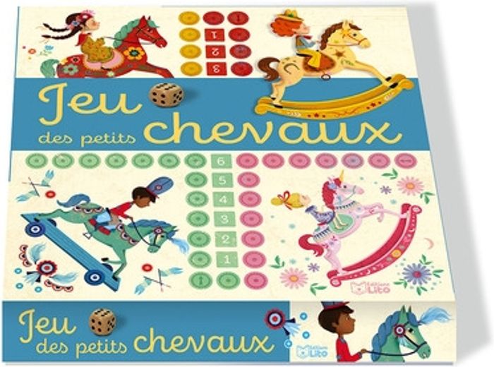 Couverture du livre « MA GRANDE BOITE PETITS CHEVAUX », librairie Les Contes Infusés à Corte