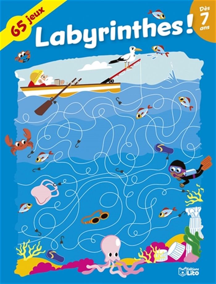 Couverture du livre « Labyrinthes ! » de Mattia Cerato, librairie Les Contes Infusés à Corte