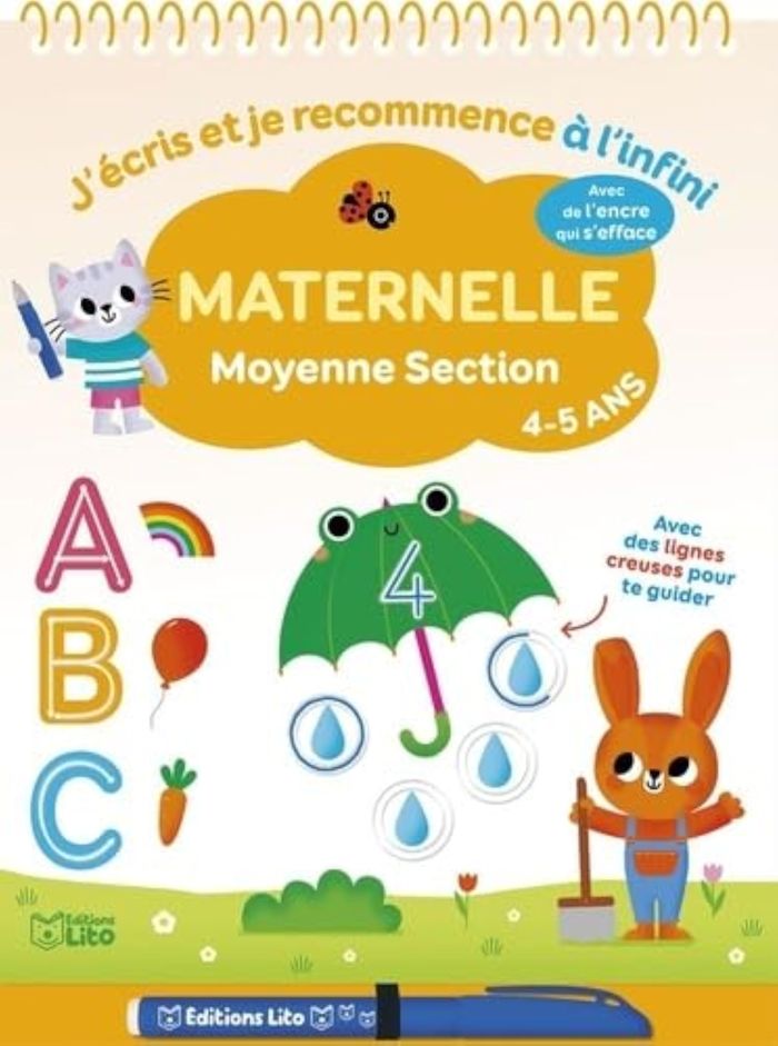 Couverture du livre « J ECRIS ET RECO MOYENNE SECTIO », librairie Les Contes Infusés à Corte