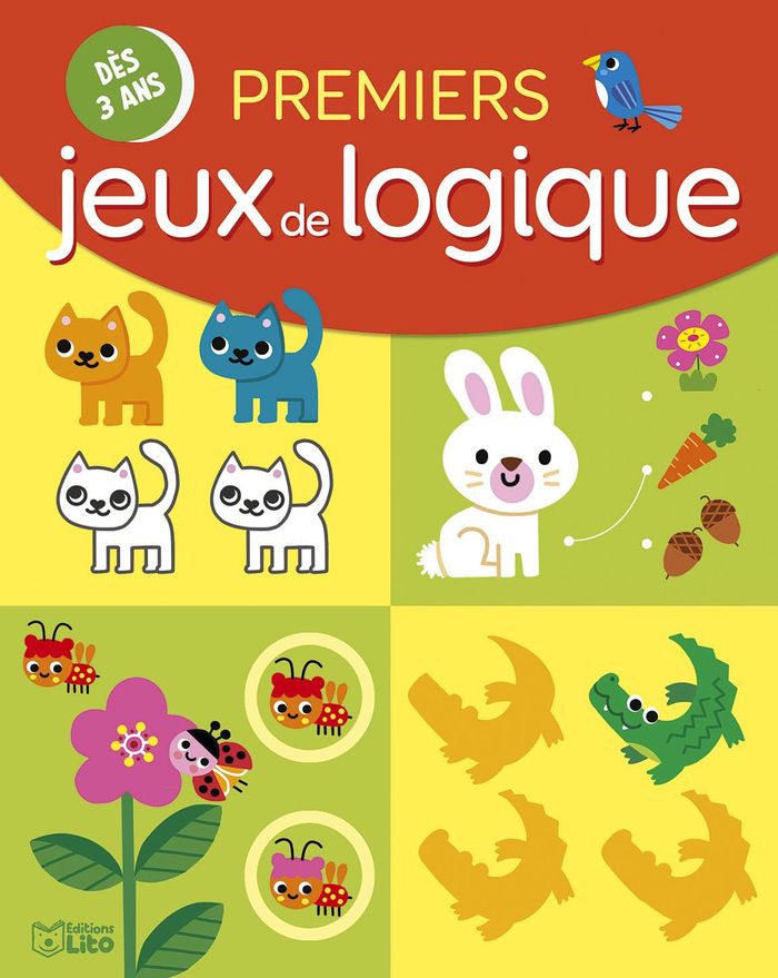 Couverture du livre « PREMIERS JEUX LOG LES ANIMAUX » de Xxx, librairie Les Contes Infusés à Corte