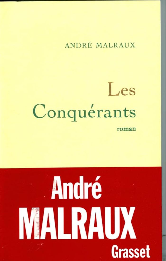 Couverture du livre « LES CONQUERANTS » de Andre Malraux, librairie Les Contes Infusés à Corte