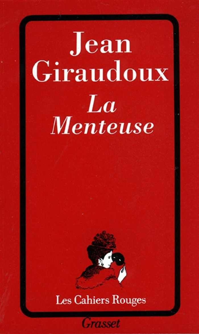 Couverture du livre « LA MENTEUSE » de Jean Giraudoux, librairie Les Contes Infusés à Corte