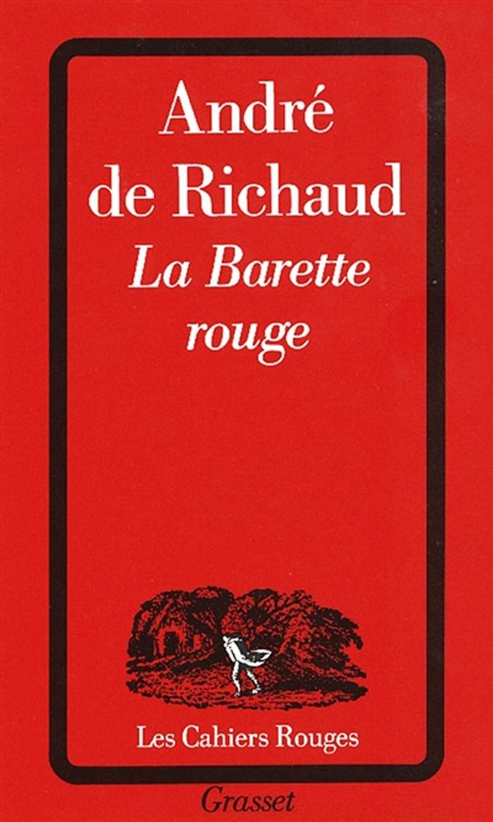 Couverture du livre « LA BARETTE ROUGE » de Andre Richaud, librairie Les Contes Infusés à Corte