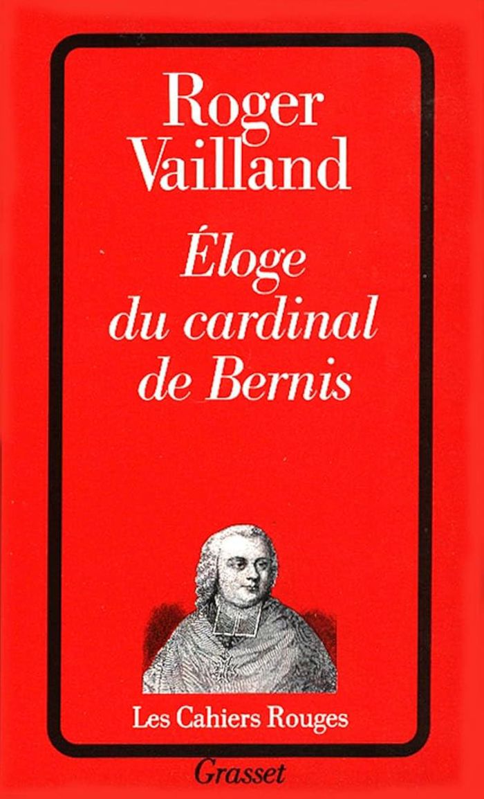 Couverture du livre « ELOGE DU CARDINAL DE BERNIS » de Roger Vailland, librairie Les Contes Infusés à Corte