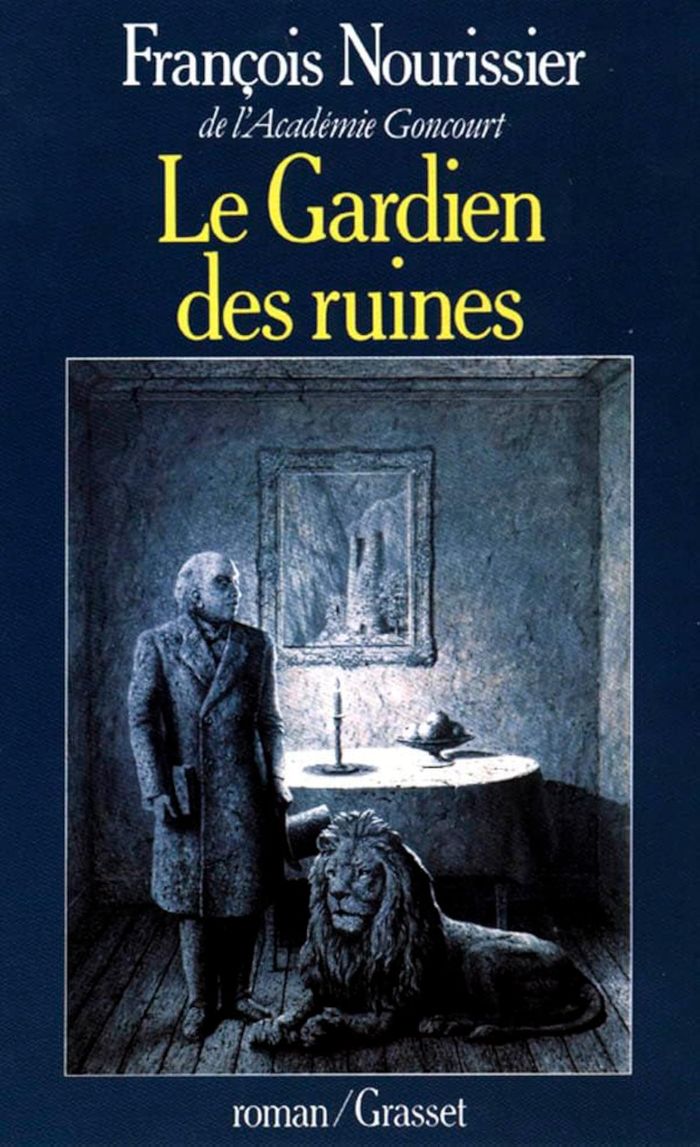 Couverture du livre « LE GARDIEN DES RUINES » de Francois Nourissier, librairie Les Contes Infusés à Corte