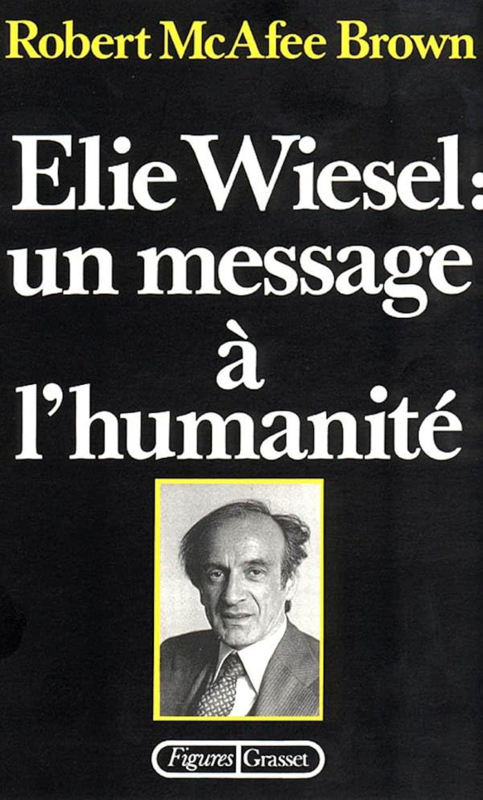 Couverture du livre « ELIE WIESEL : UN MESSAGE A L'HUMANITE », librairie Les Contes Infusés à Corte