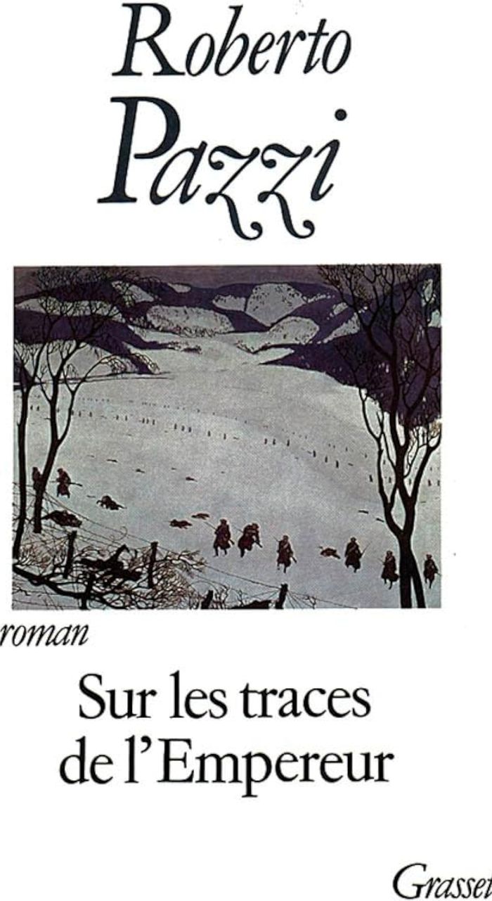 Couverture du livre « SUR LES TRACES DE L'EMPEREUR » de Roberto Pazzi, librairie Les Contes Infusés à Corte