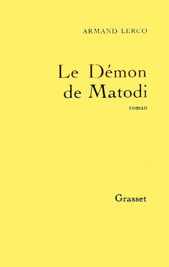 Couverture du livre « LE DEMON DE MATODI » de Armand Lerco, librairie Les Contes Infusés à Corte
