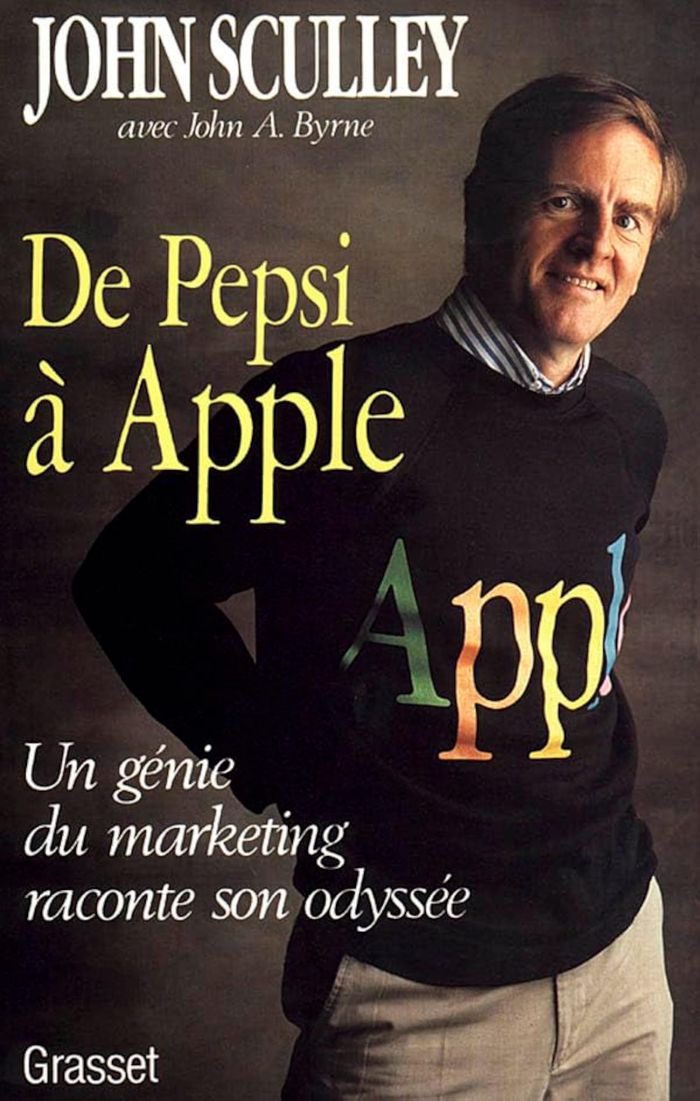 Couverture du livre « DE PEPSI A APPLE » de Sculley/byrne, librairie Les Contes Infusés à Corte
