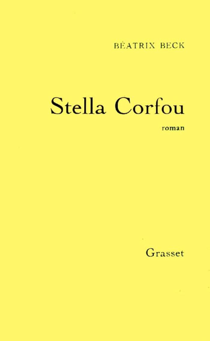 Couverture du livre « STELLA CORFOU » de Beatrix Beck, librairie Les Contes Infusés à Corte