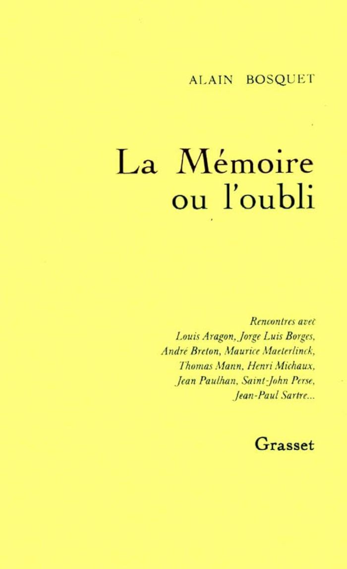 Couverture du livre « LA MEMOIRE OU L'OUBLI », librairie Les Contes Infusés à Corte