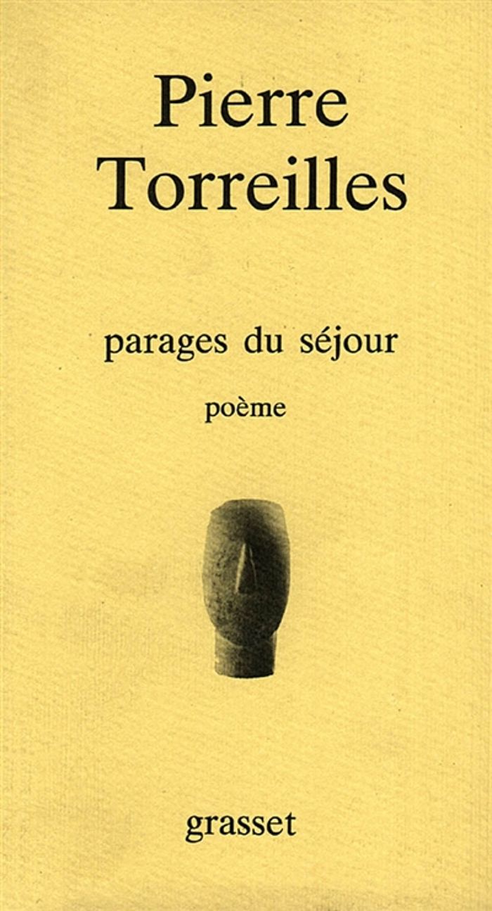 Couverture du livre « PARAGES DU SEJOUR » de Pierre Torreilles, librairie Les Contes Infusés à Corte
