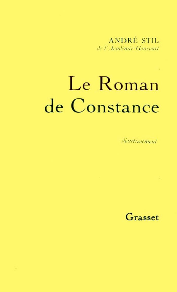 Couverture du livre « LE ROMAN DE CONSTANCE » de Andre Stil, librairie Les Contes Infusés à Corte
