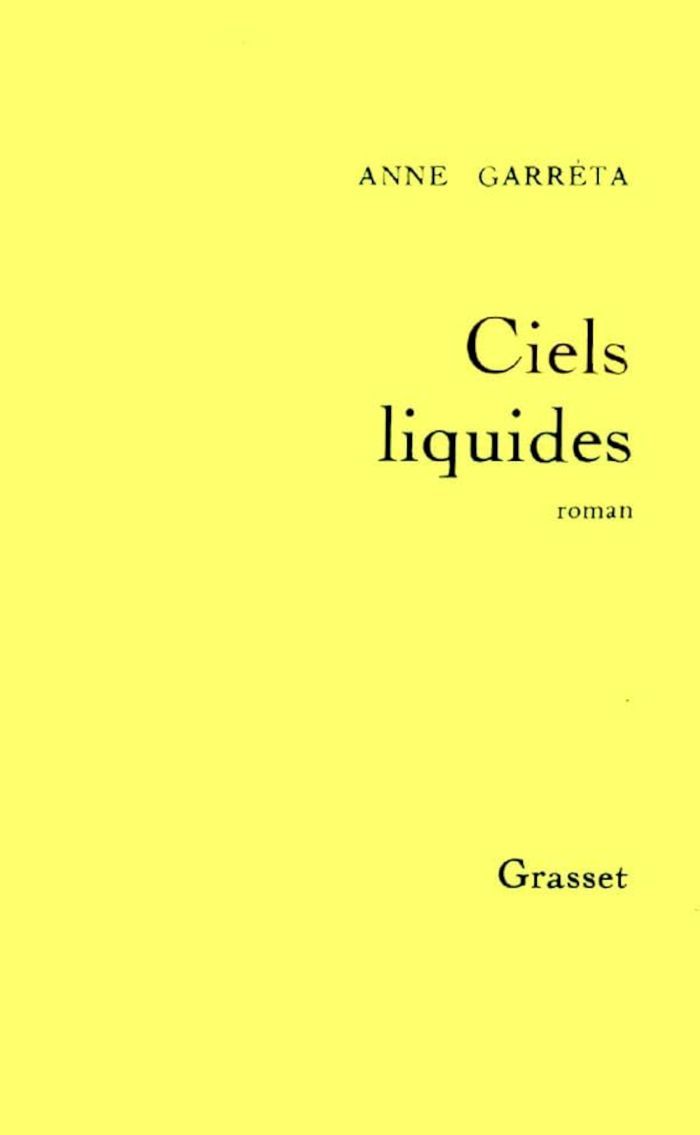 Couverture du livre « CIELS LIQUIDES » de Garreta Anne F., librairie Les Contes Infusés à Corte