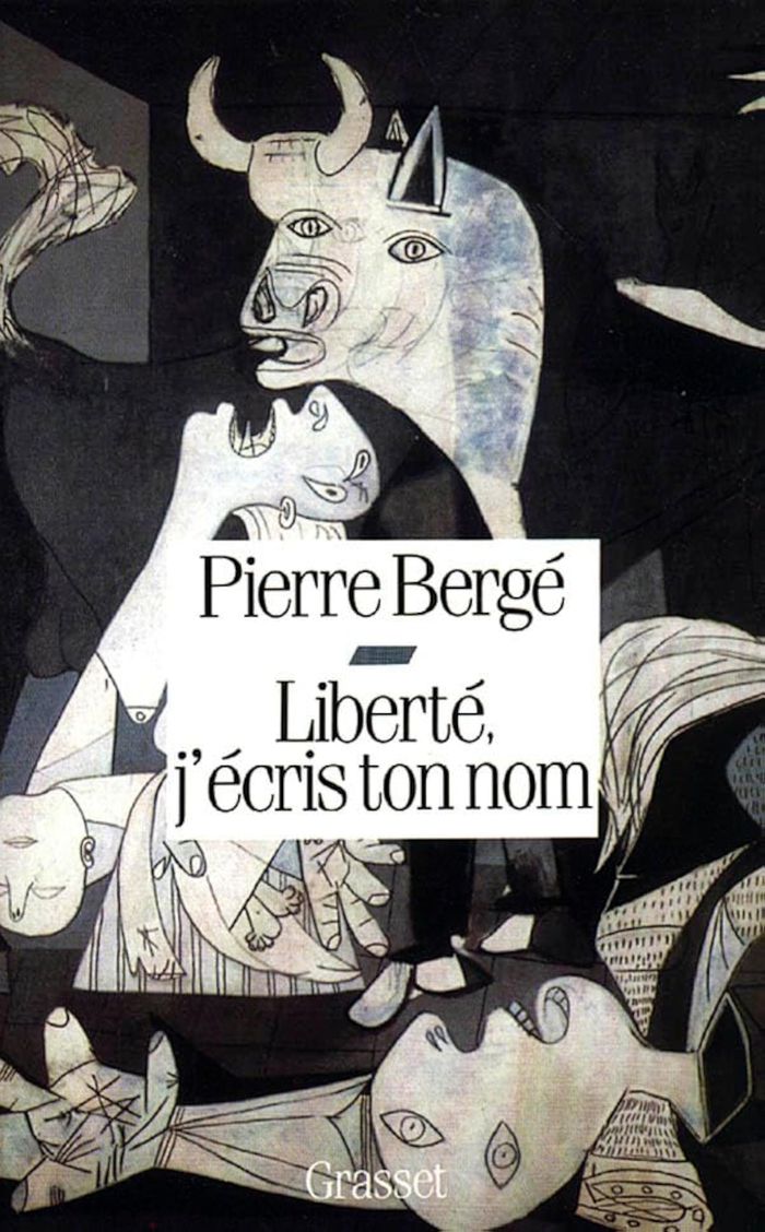 Couverture du livre « LIBERTE, J'ECRIS TON NOM » de Pierre Berge, librairie Les Contes Infusés à Corte