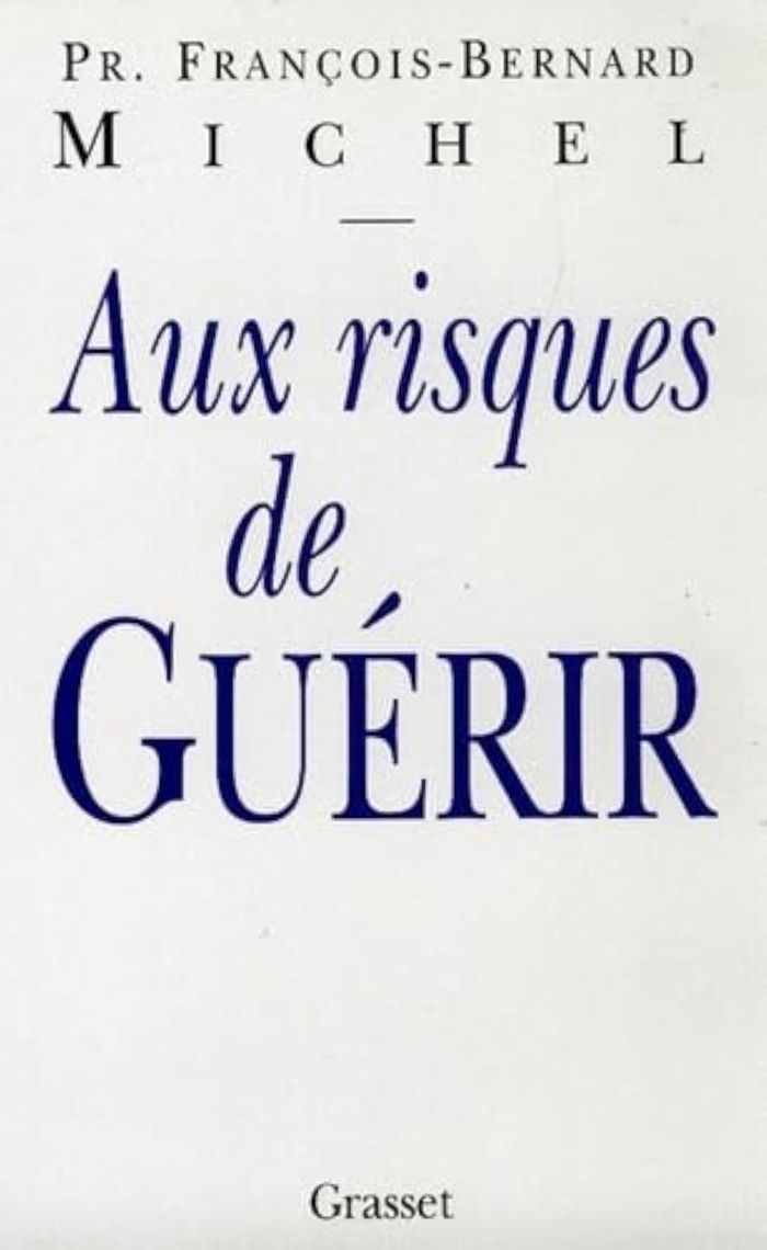 Couverture du livre « AUX RISQUES DE GUERIR » de F-B. Michel, librairie Les Contes Infusés à Corte