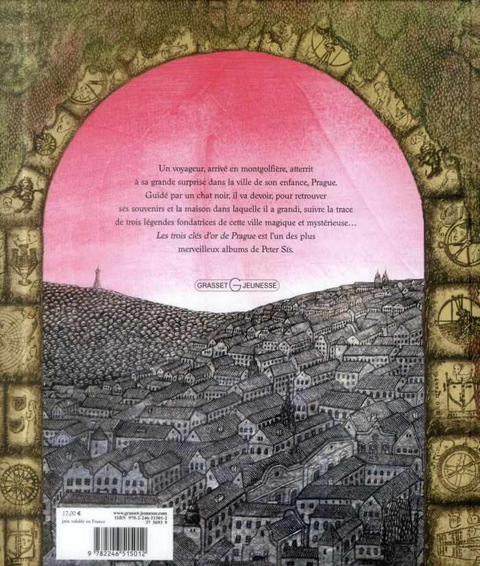 Quatrième de couverture de « LES TROIS CLES D'OR DE PRAGUE »