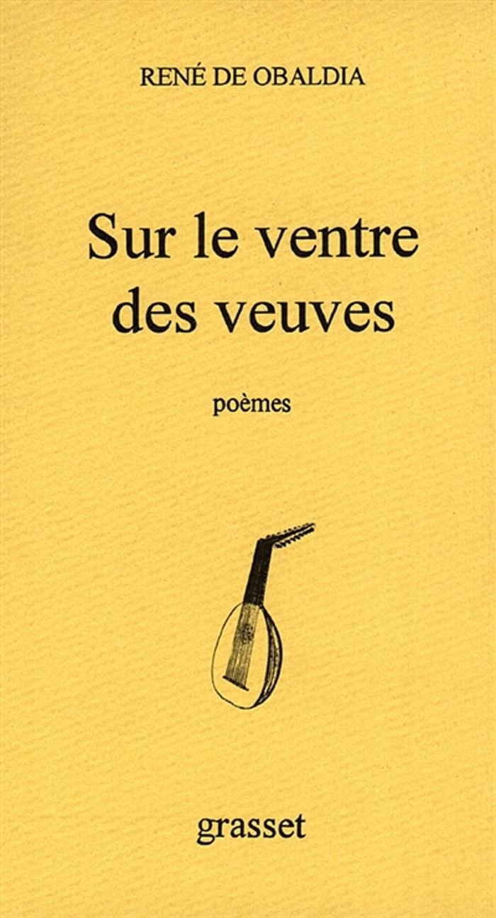 Couverture du livre « SUR LE VENTRE DES VEUVES » de Rene Obaldia, librairie Les Contes Infusés à Corte